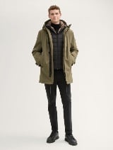 Parka s 2 u 1 umetkom - Zelena_6199544