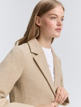 Palton cu nasturi - Bej_4965175