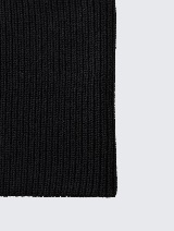 Pleteni okrugli šal - Crna_9650351