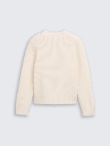 Pulover tricotat - Bej_8601973