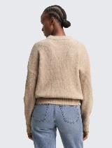 Pleteni džemper - Bež_8812174