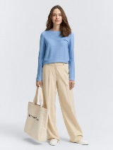 Pleteni pulover - Plava_334327