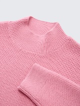 Pleteni pulover - Ružičasta_4801350