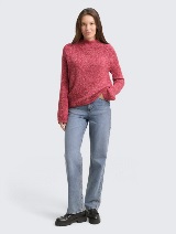 Pulover tricotat - Roz_7623572