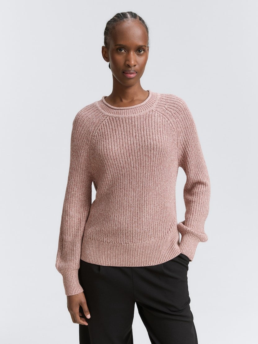 Pleten pulover - Roza_7742290