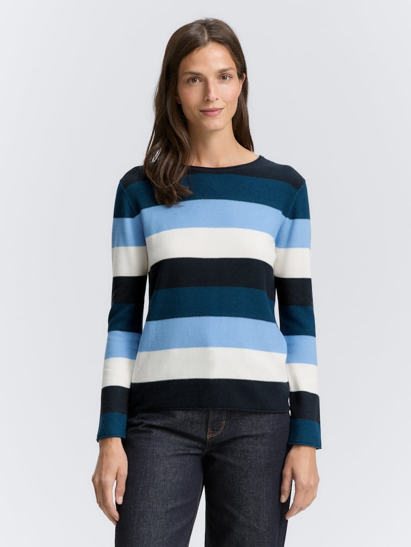  Pleteni pulover s teksturom - Uzorak/višebojna-1042952-38578-14