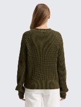 Pleteni pulover - Zelena_3237645