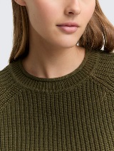 Pleteni pulover - Zelena_3237645