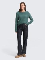 Pulover tricotat - Verde_531343