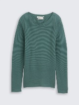 Pulover tricotat - Verde_531343