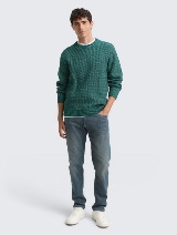 Pulover tricotat - Verde_9968120