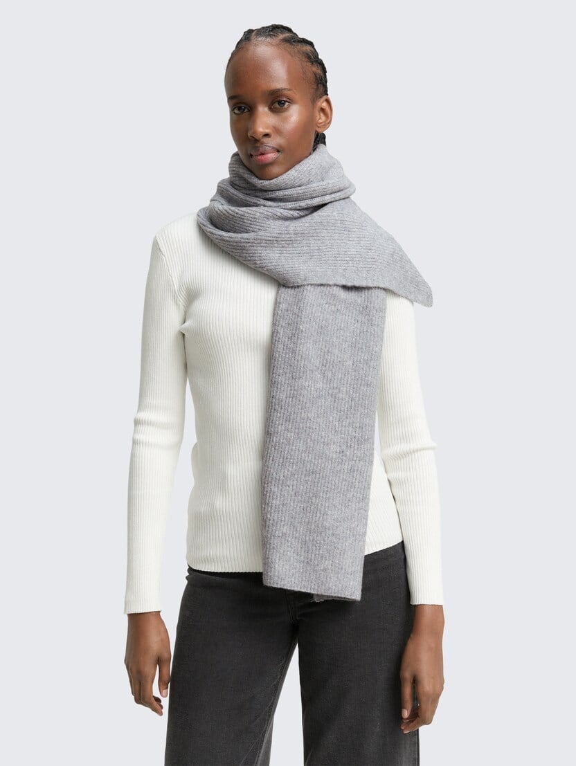 Pleteni šal - Siva_4417840