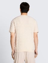 Tricou tricotat - Alb_4482353