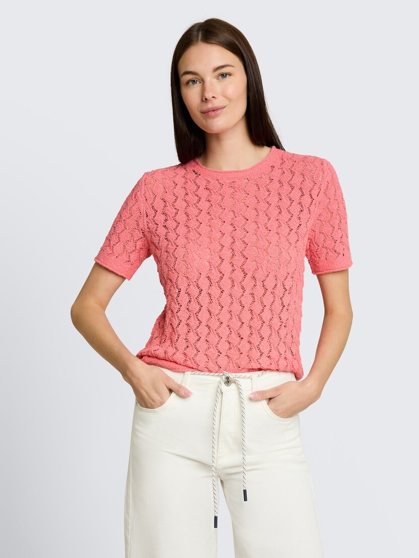 Pletena majica - Roze_8737007