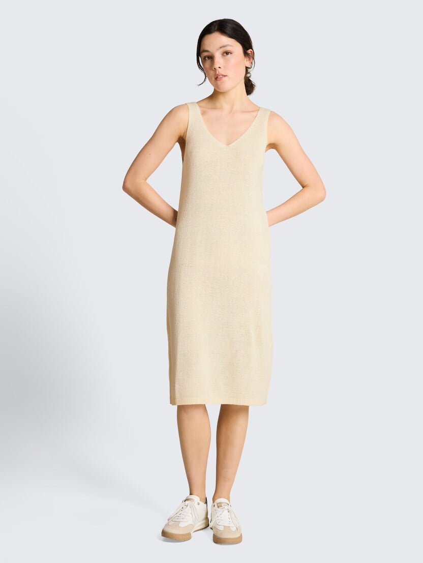 Rochie tricotată - Alb-1051329-10330-16