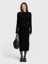 Rochie tricotată - Negru_5928383