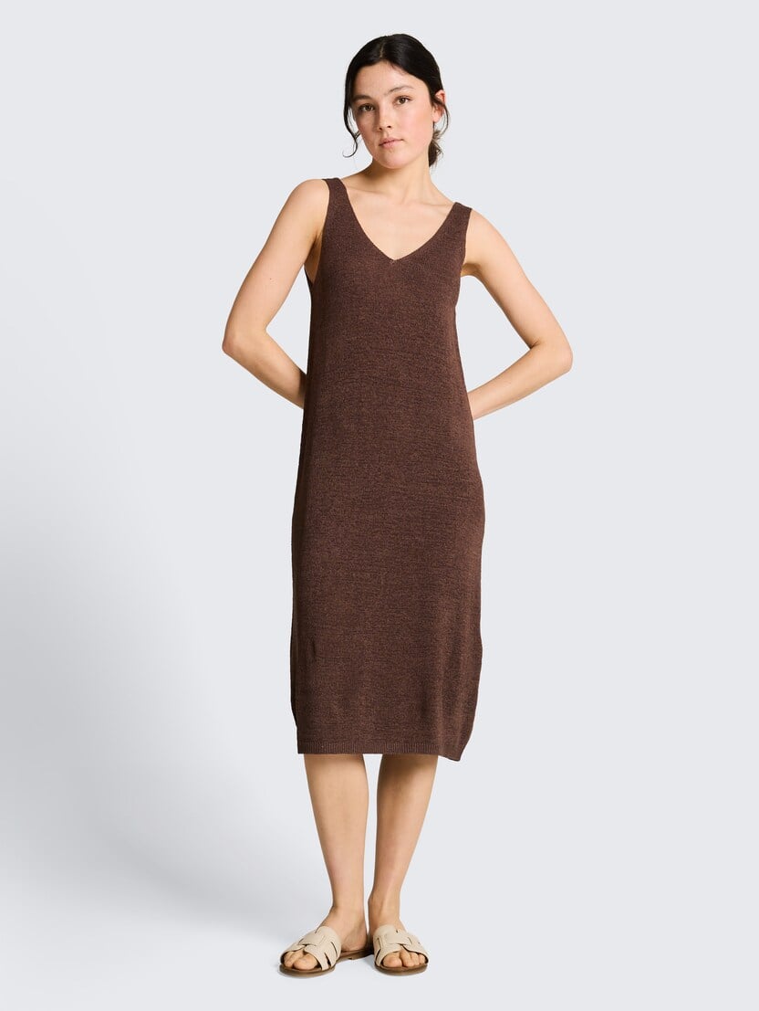 Rochie tricotată - Maro_566776