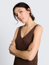 Rochie tricotată - Maro_566776