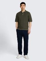 Pletena polo majica - Zelena_5114964