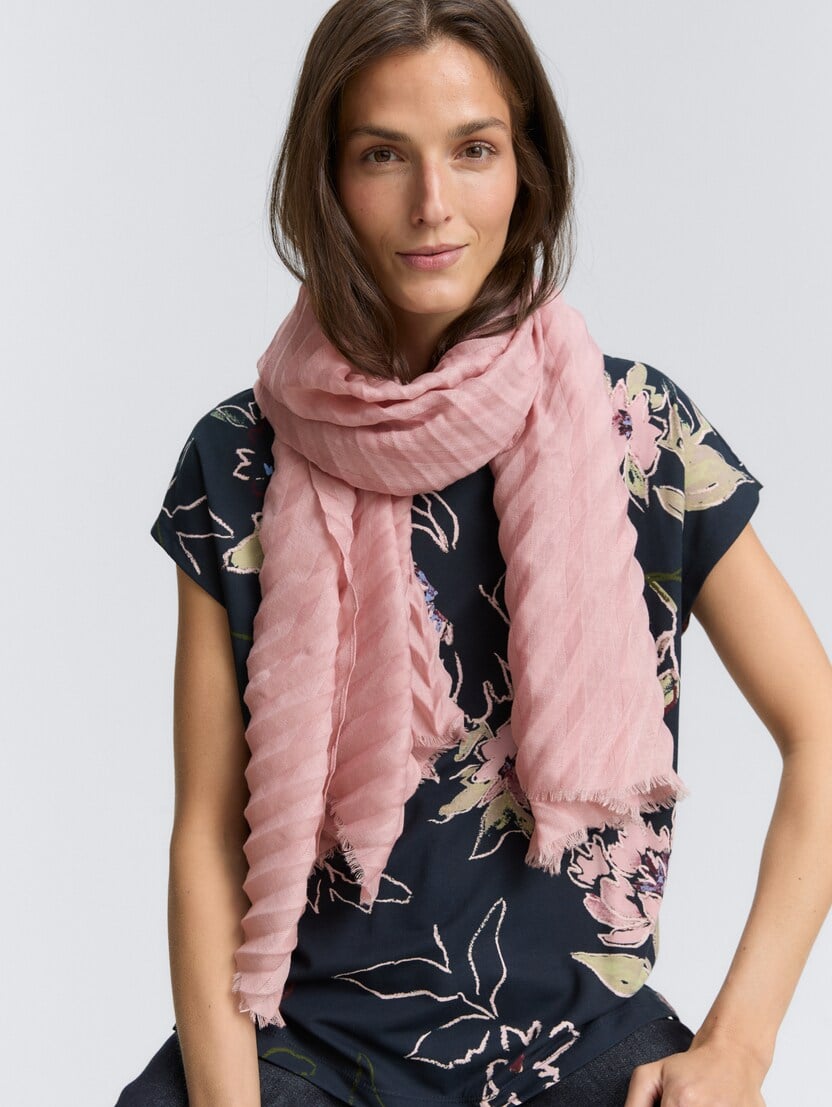 Plisirani šal - Ružičasta_5852819