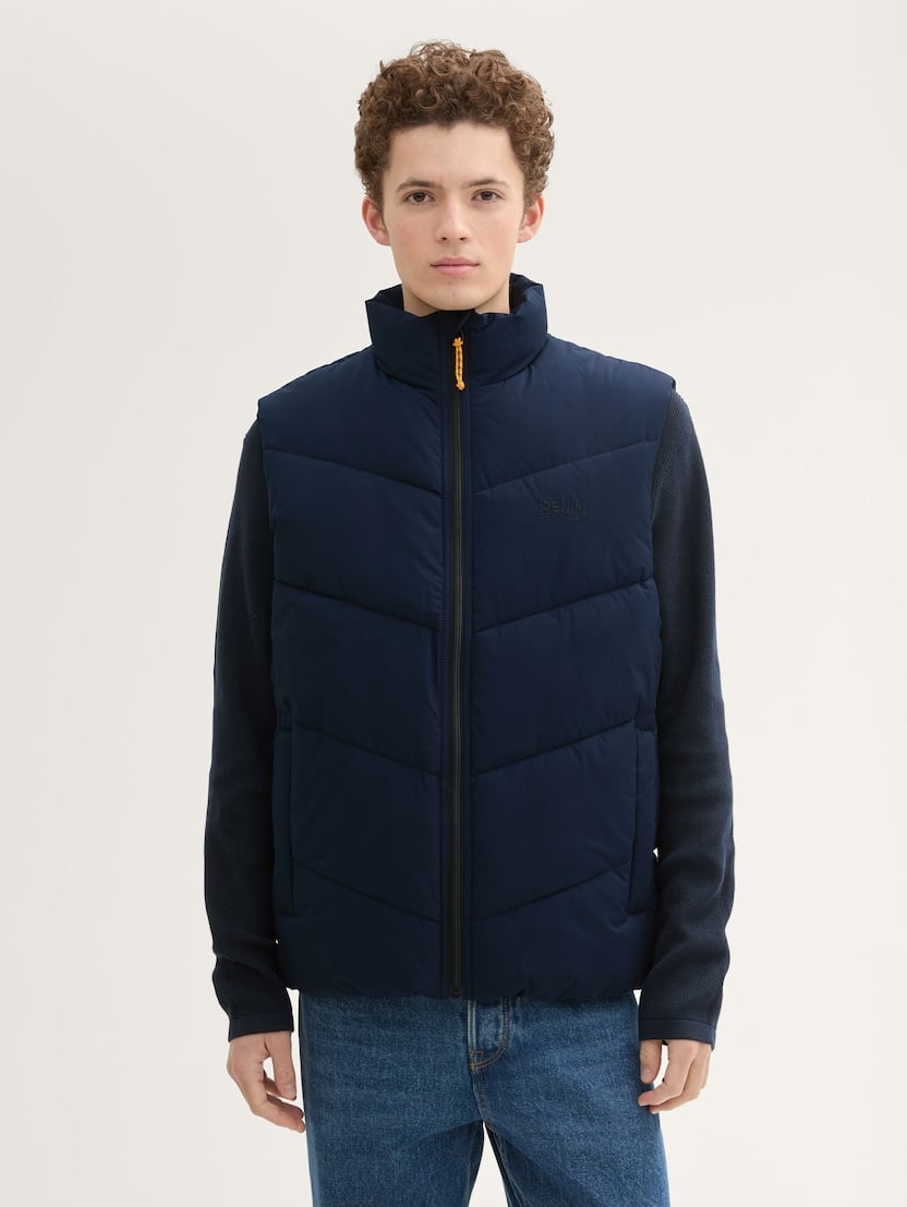 Puffer prsluk - Plava-1042106-10668-15