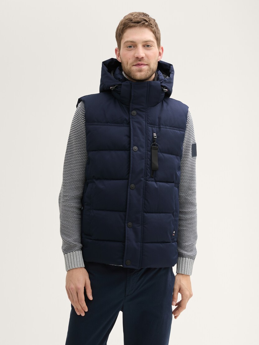 Puffer prsluk - Plava-1041322-10668-15