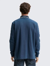 Polo majica s detaljima - Plava_7161083