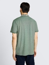 Tricou polo cu detalii - Verde_616119