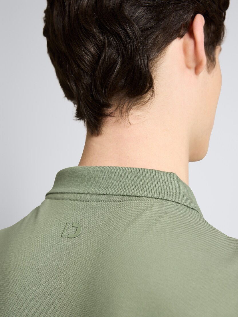 Polo-majica s malim logom - Zelena_5560082