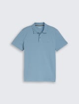 Tricou polo cu logo brodat mic - Albastru_2942802