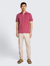 Polo-majica s malim izvezenim logom - Ružičasta_9970897