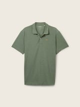 Tricou polo cu logo mic brodat - Verde_1754240