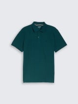 Polo-majica s malim izvezenim logom - Zelena_7649571