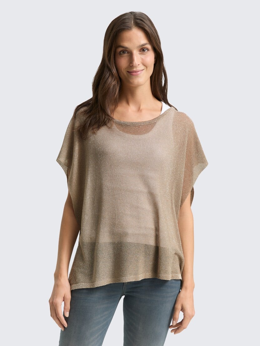 Pončo ogrinjalo - Bež_4027122