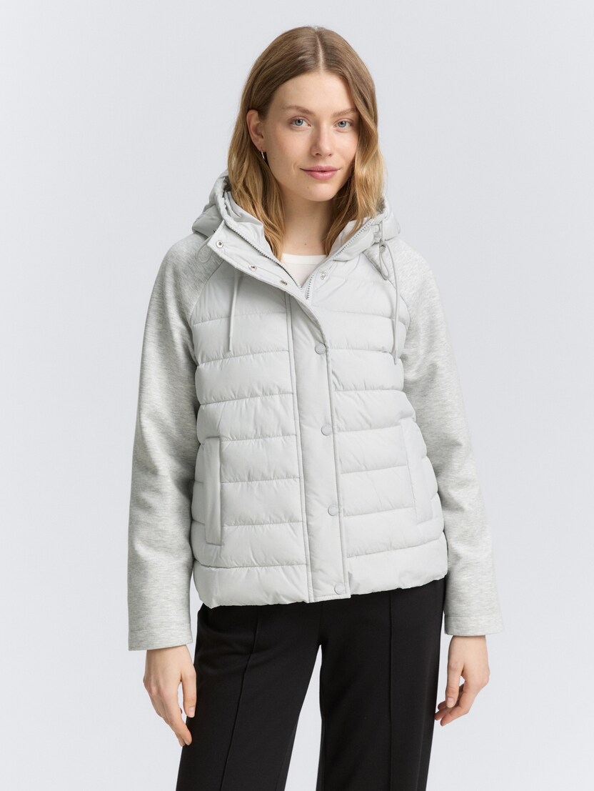 Jachetă  tip pelerină - Gri_8247902