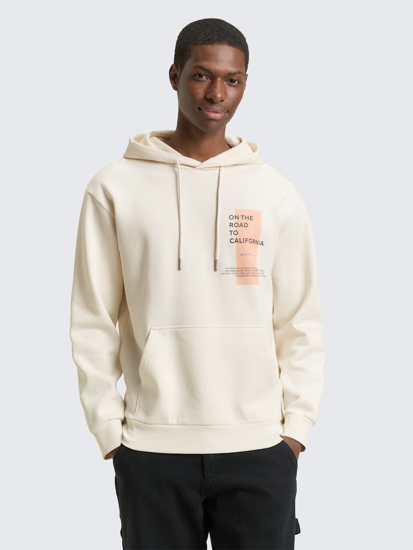 Hanorac cu imprimeu - Alb-1049032-12906-16