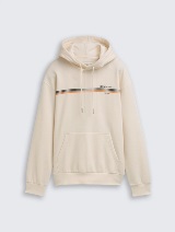 Dukserica sa kapuljačom sa printom - Bela_7566861