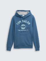 Sportska majica s kapuljačom i uzorkom - Plava_4900660