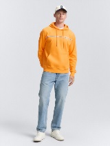 Dukserica sa kapuljačom sa printom - Narandžasta_2435225