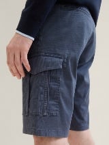 Kargo pantalone s printom - Plava_981442