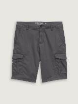 Pantaloni cargo cu imprimeu - Gri_4107480