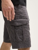 Pantaloni cargo cu imprimeu - Gri_4107480