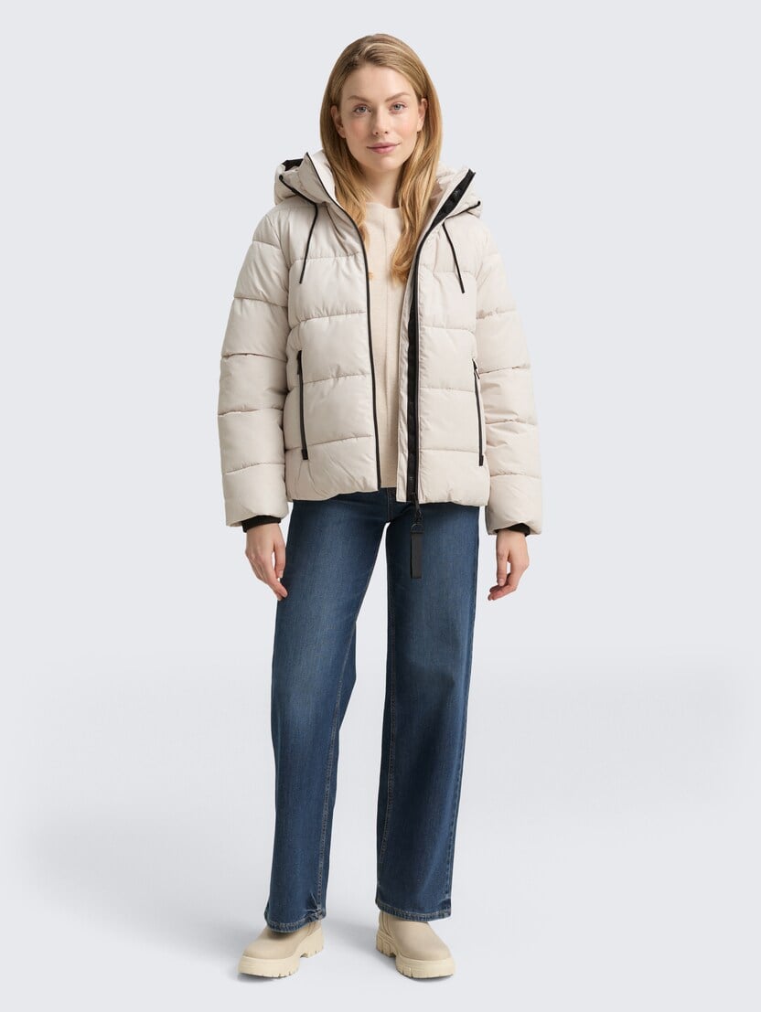 Jachetă matlasată - Bej_2636344