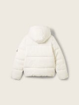 Jachetă puffer cu glugă - Bej_1428489