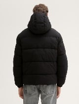 Jachetă puffer cu glugă - Negru_5019260