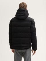 Jachetă puffer cu glugă - Negru_8403306