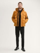 Jachetă puffer cu glugă - Maro_3400076