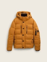 Jachetă puffer cu glugă - Maro_3400076