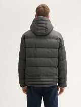 Jachetă puffer cu glugă - Gri_3249882