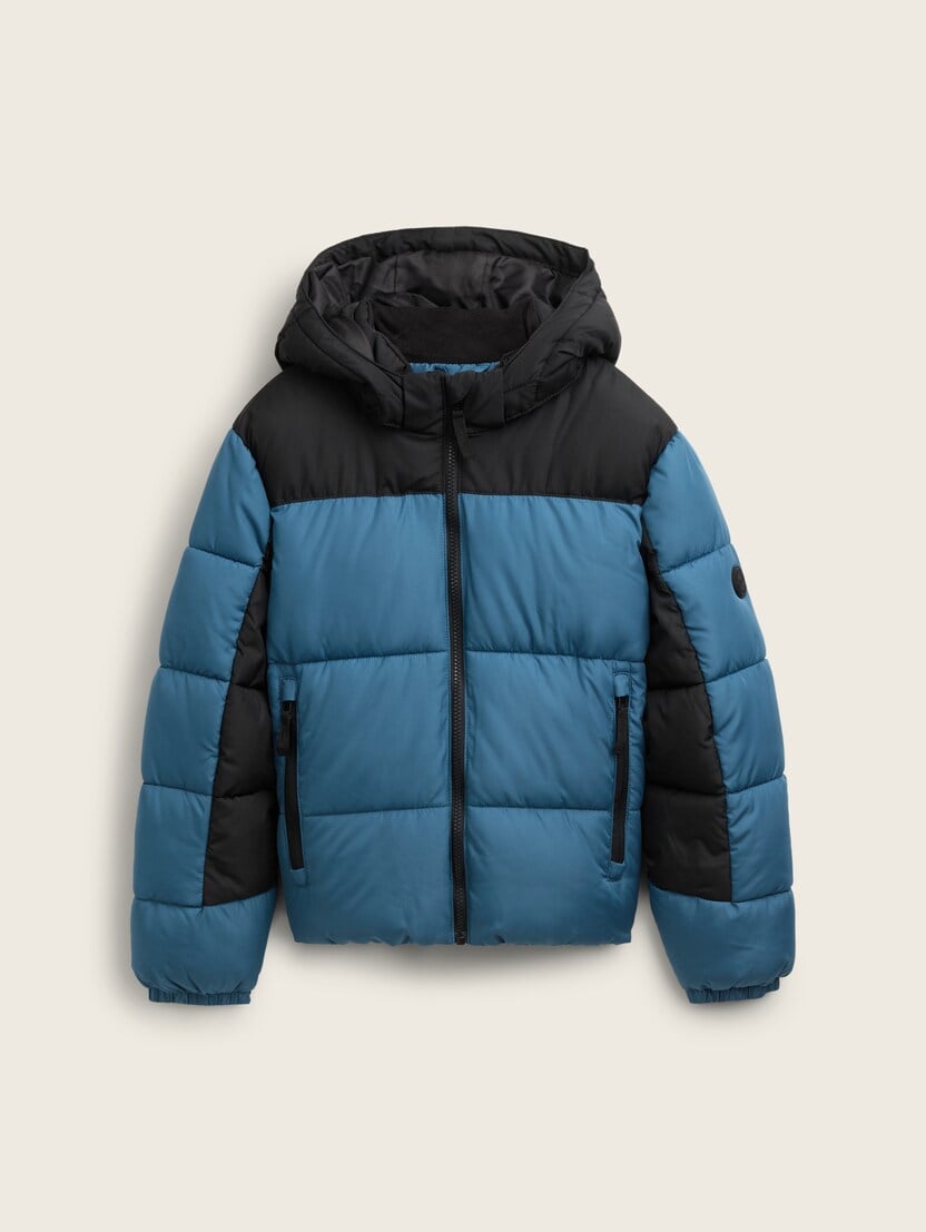 Puffer jakna sa kapuljačom - Zelena-1043035-37064-15